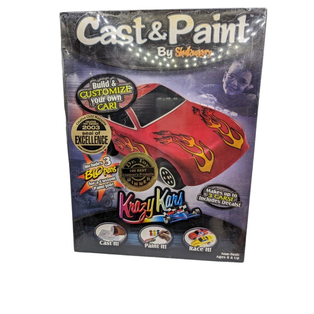 Krazy Kars Cast and Paint Custom Racers Model Kit Brand New Sealed